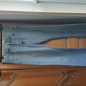 X2 DENIM LABORATORY. mens blue jeans. 5 pocket. 34 waist inseam is 34".
